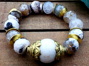 The Round Beauty Agate Bracelet