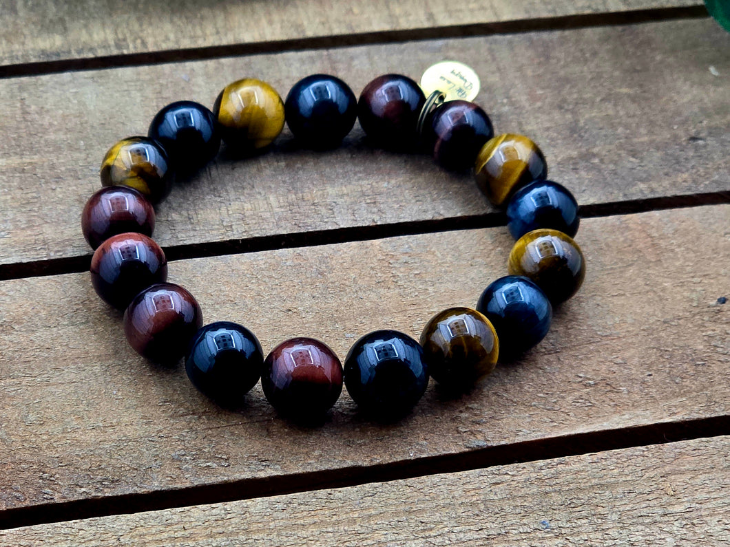 The Round Blue Tiger - Bracelet - Men