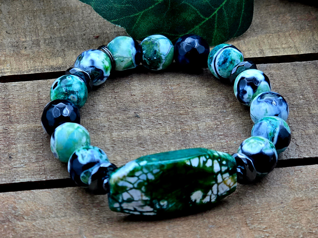 Green Fire Bracelet - Women