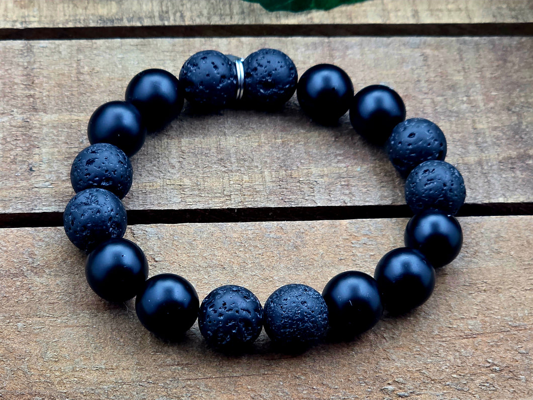 The Classic Lava Tribe Bracelet V4 (12mm) - Men