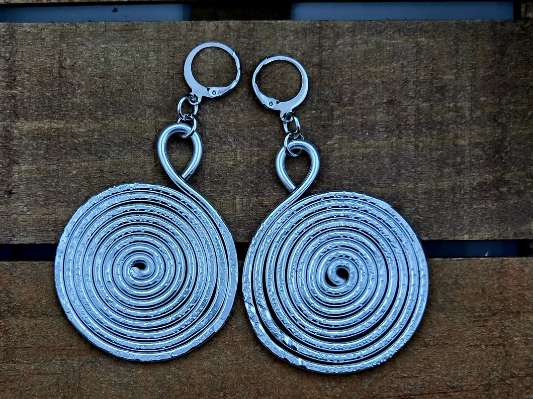 Spiral Dangles - Silver v3