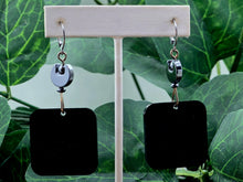 Load image into Gallery viewer, Rounded &amp; Squared Dangle Earrings w/Beads (Med) - (Various Options)

