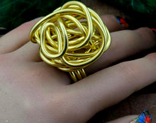 Load image into Gallery viewer, All Balled Up Statement Ring - Gold

