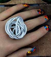 Load image into Gallery viewer, All Balled Up Statement Ring - Silver
