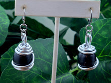 Load image into Gallery viewer, The Spiraled Ball Wood Dangles - SM - (VARIOUS OPTIONS)
