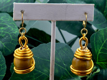 Load image into Gallery viewer, The Spiraled Ball Wood Dangles - SM - (VARIOUS OPTIONS)
