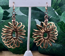 Load image into Gallery viewer, Spring Spiral Dangles (VARIOUS OPTIONS)
