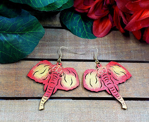 MED Mama Elephant "Strength" Earrings - SPECIAL ORDER - WOOD