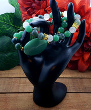 Load image into Gallery viewer, Emerald Goddess Bracelet Set
