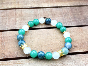 Emerald Goddess Bracelet Set
