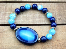 Load image into Gallery viewer, The Fiery Blue Bracelet Collection
