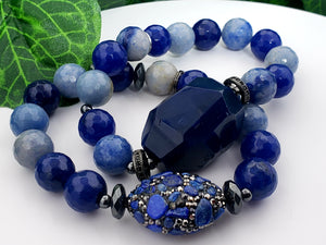 The She Blue Me Away! Bracelet Set