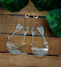 Load image into Gallery viewer, New Year 2022 Dangle Earrings
