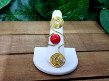 Load image into Gallery viewer, She is Passion Beaded Ring - Gold
