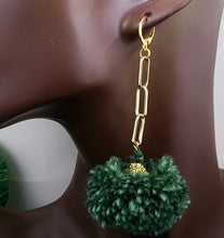 Load image into Gallery viewer, Royal Pom (Pom Pom) Earrings
