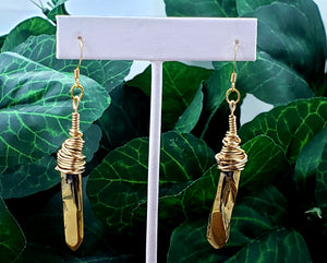Gold Rush Wrapped Earrings