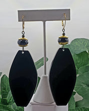 Load image into Gallery viewer, The MAXI Oblong Earrings w/Precious Stones
