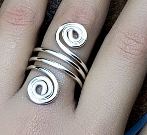 The Spiral Goddess Ring