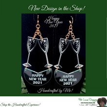 Load image into Gallery viewer, New Year 2022 Dangle Earrings

