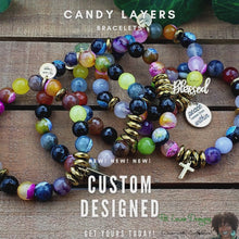 Load and play video in Gallery viewer, Candy Layers x5 - Bracelet Set
